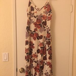 Casual, strapless maxi dress
